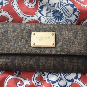 Michael Kors Wallet and Check Book Holder